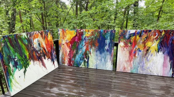 ART ON THE STUDIO DECK 