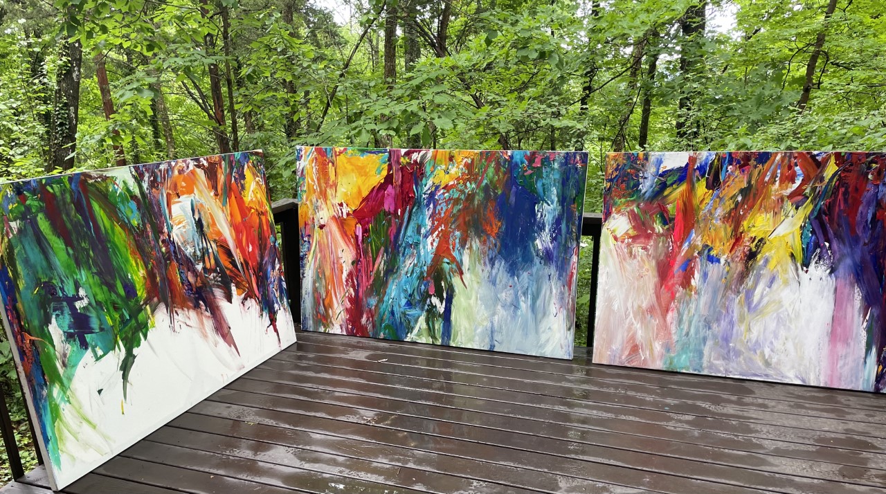 ART ON THE STUDIO DECK 